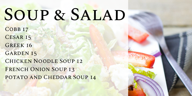 soups and salads